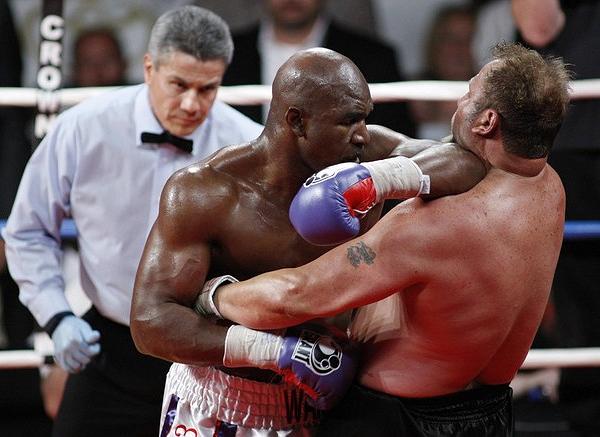 Эвандер Холифилд и 
Франсуа Бота