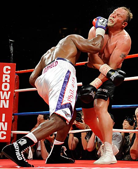 Франсуа Бота и Эвандер 
Холифилд