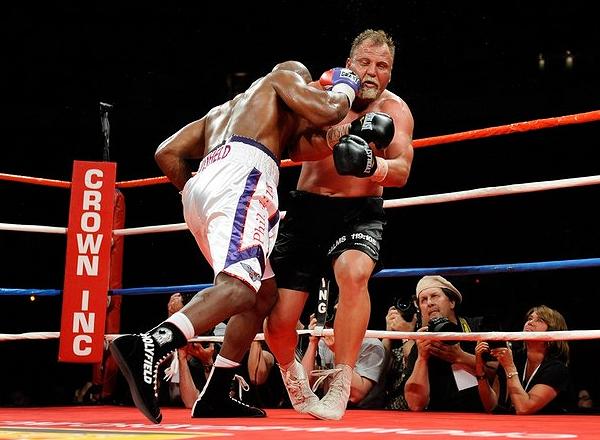 Франсуа Бота и Эвандер 
Холифилд