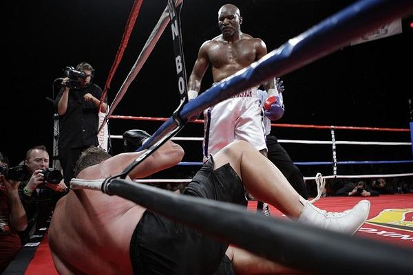 Франсуа Бота и Эвандер 
Холифилд