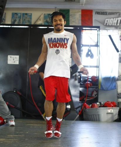 Открытая тренировка Мэнни Пакьяо