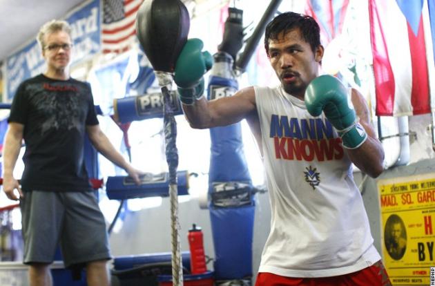 Открытая тренировка Мэнни Пакьяо