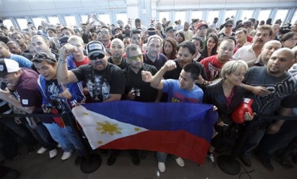 Взвешивание Мэнни Пакьяо и Антонио Маргарито