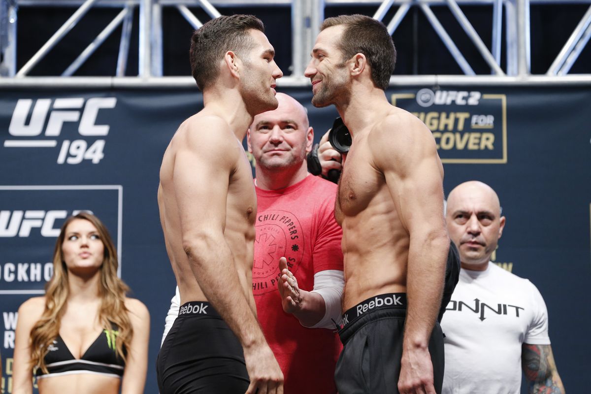 Luke Rockhold at the Gym