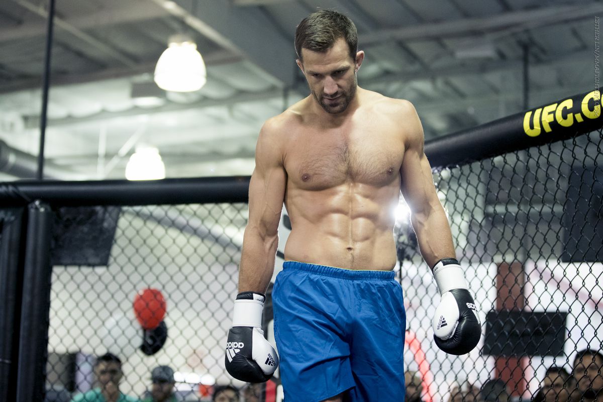 Luke Rockhold at the Gym