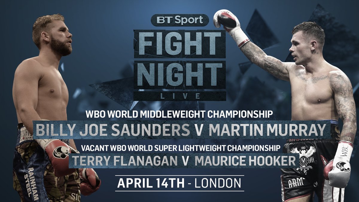 Billy Joe Saunders vs Martin Murray.