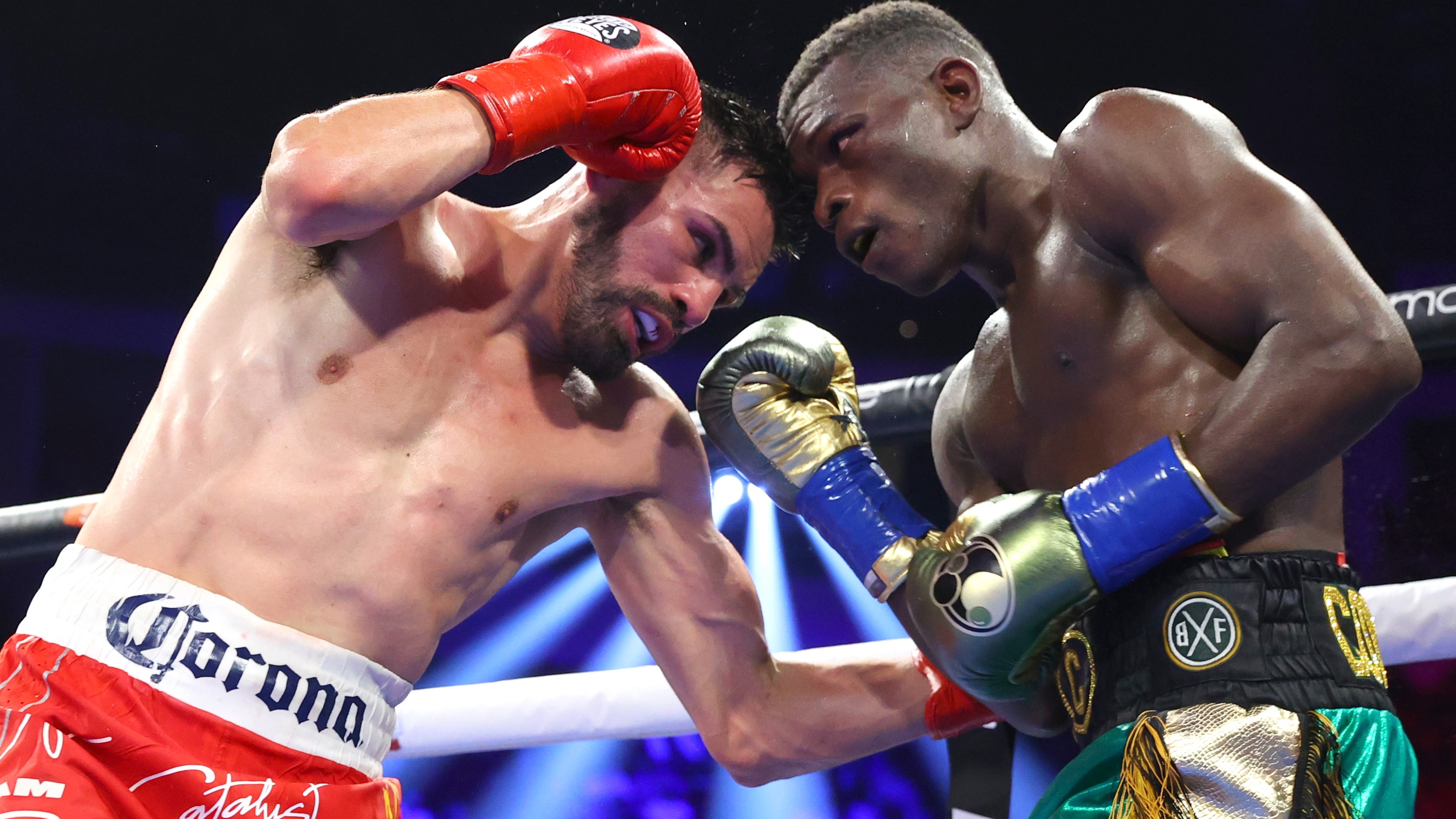 Richard Commey suffered a knockout at the hands of Jose Ramirez.