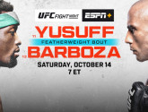 Результаты турнира UFC Fight Night 230: Барбоза победил Юсуaфа