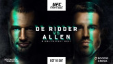Полный список участников турнира UFC Ванкувер: Ренье де Риддер – Брендан Аллен