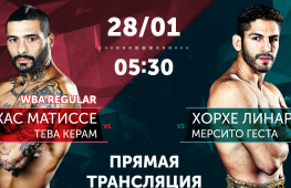 Бои Матиссе-Кирам и Линарес-Геста в прямом эфир на Allboxing.ru и Бокс ТВ