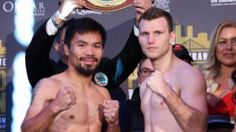 Поединок Пакьяо-Хорн в прямом эфире на каналах «Матч ТВ» и «Боец»