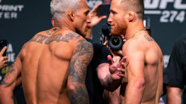 UFC 274: Шансы Джастина Гэтжи на победу над Чарльзом Оливейрой увеличились