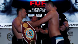 Джозеф Паркер и Хьюи Фьюри прошли взвешивание (фото)