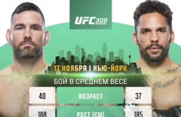 Официально: Крис Вайдман проведет бой с Эриком Андерсом на UFC 309