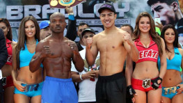 Видеозапись взвешивания Брэдли и Варгаса