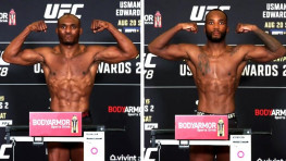 Результаты взвешивания участников турнира UFC 278