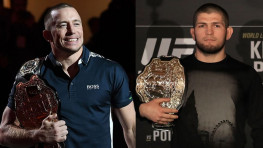 Хабиб Нурмагомедов: Октябрь — Джастин Гэтжи, апрель — Джордж Сент-Пьер