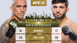 Чарльз Оливейра и Арман Царукян сразятся на UFC 300