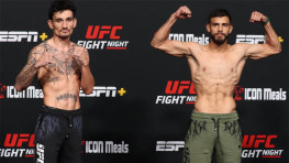 Результаты взвешивания участников турнира UFC Fight Night 197