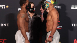 Фото: Взвешивание участников  UFC on ESPN 9