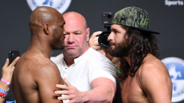 Усман-Масвидаль 2: Битва взглядов и слова перед боем / UFC 261 (видео)