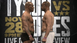 Тайсон-Джонс: Результат взвешивания | Битва взглядов | Слова перед боем (видео)