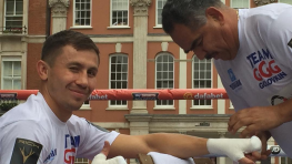 Открытая тренировка Геннадия Головкина и Келла Брука в Лондоне