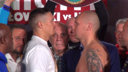 Александр Усик и Кшиштоф Гловацкий прошли процедуру взвешивания (+видео)