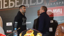 Лицом к лицу: Денис Лебедев и Мурат Гассиев (видео)