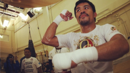 Открытая тренировка Мэнни Пакьяо (видео)