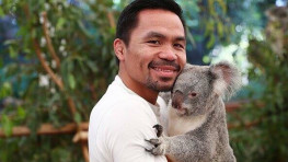 Кадр дня: Мэнни Пакьяо прилетел а Австралию