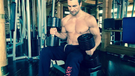 Кадр дня: Кличко продолжает подготовку к бою с Джошуа