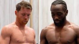 Сауль Альварес и Теренс Кроуфорд подошли к бою с одинаковым весом