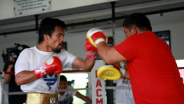 Тренировка Мэнни Пакьяо