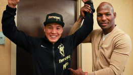 Кадр дня: Руслан Проводников и Бернард Хопкинс