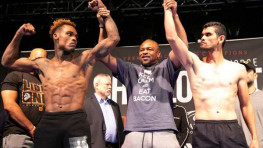 Взвешивание Джермелла Чарло и Гильермо Ригондо