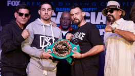 Кадр дня: Финальная пресс-конференция перед боем Гарсия-Герреро