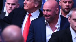 Дональд Трамп в зале UFC 244