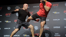 Фото: Открытая тренировка перед дебютным UFC в России