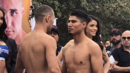 Сергей Липинец и Майки Гарсия прошли взвешивание