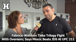 Фабрисио Вердум: Я буду готов выйти на замену Миочичу или дос Сантосу