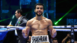 Шахрам Гиясов может сразиться за временный пояс в полусреднем весе