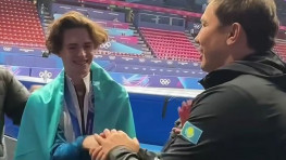 Геннадий Головкин поздравил фигуриста Шайдорова с победой на Олимпийских играх
