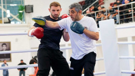 Состоялась открытая тренировка участников вечера бокса 10 октября в Грозном