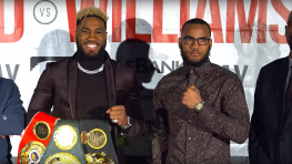 Кадр дня: Чемпион IBF и WBA Джарет Хёрд и Джулиан Уильямс