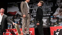 Фото: Пресс-конференция Пакьяо-Алгиери в Лос-Анджелесе