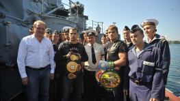 Первый канал о пресс-конференции перед боем Чудинов-Буадла