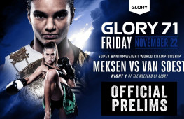 Glory 71: Мексен vs. Ван Соест, Адегбуйи vs. Маршалл (23 ноября, 4:00)