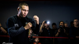 Фото: Сергей Липинец и Майки Гарсия провели открытые тренировки