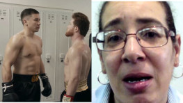 Головкин и Альварес в офисе, Джейкобс критикует судью Берд